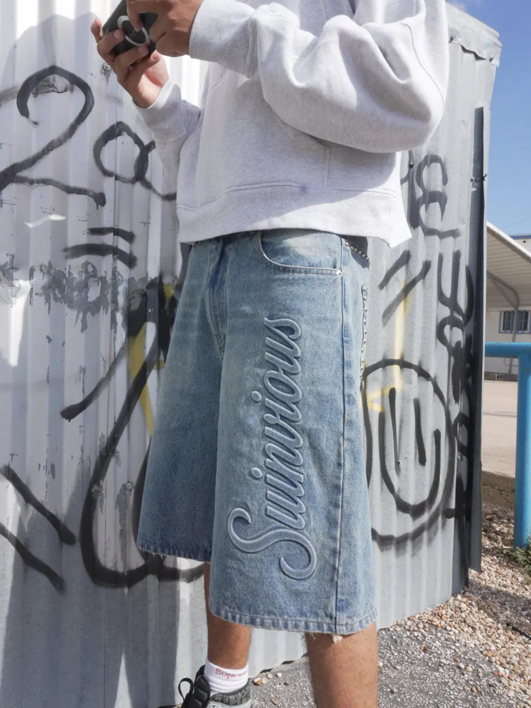 SUINVIOUS DENIM SHORTS