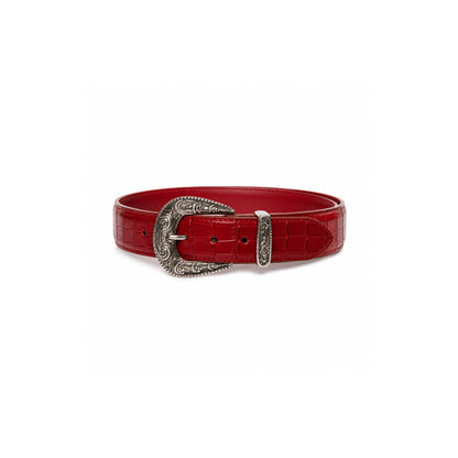 Red Leather Belt w/ box